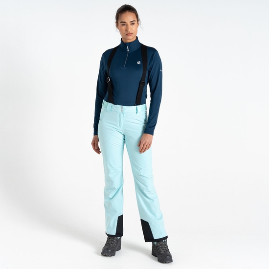Damen Diminish wasserdichte, isolierte Skihose Hellblau