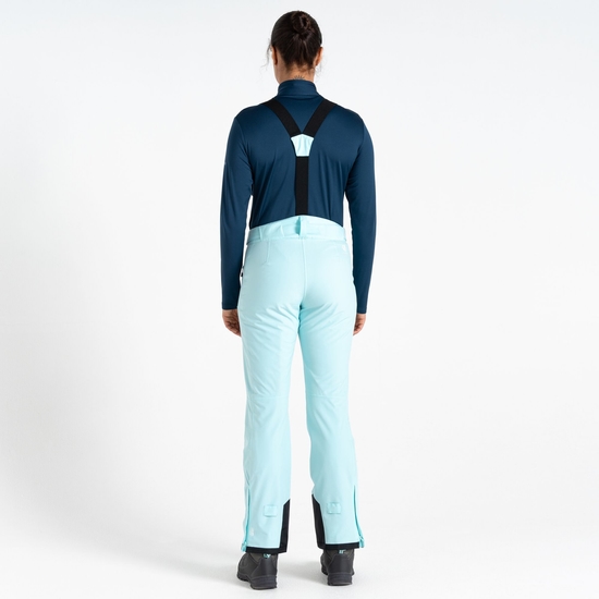 Pantalon de ski imperméable isolé Femme DIMINISH Bleu Clair