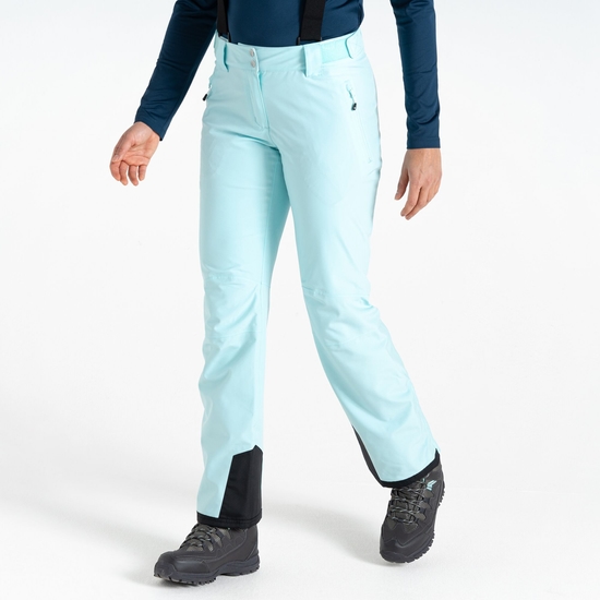 Pantalon de ski imperméable isolé Femme DIMINISH Bleu Clair