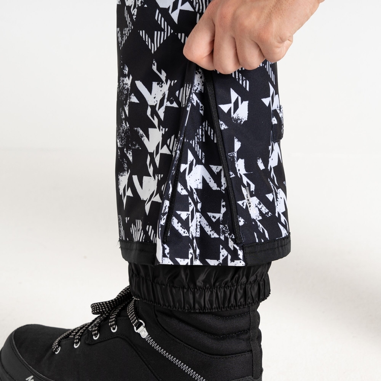Women's Diminish Waterproof Ski Pants - Black Dogtooth Print | Dare2B