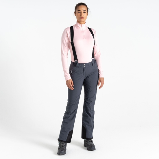Damen Diminish wasserdichte, isolierte Skihose Hellgrau