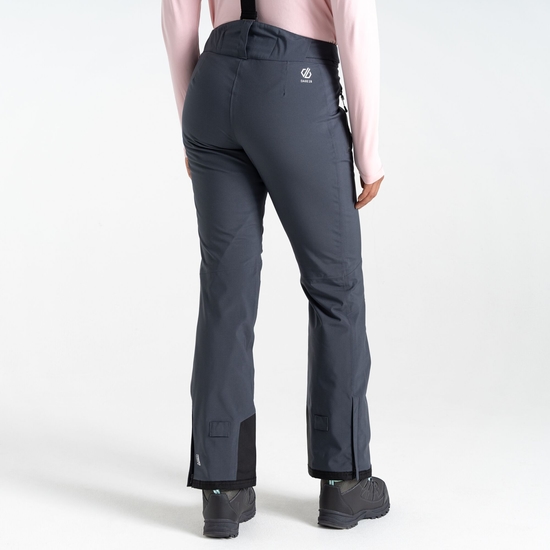 Women's Diminish Waterproof Ski Pants Ebony Grey
