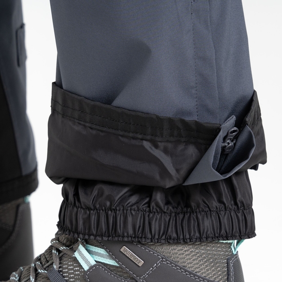 Women's Diminish Waterproof Ski Pants Ebony Grey