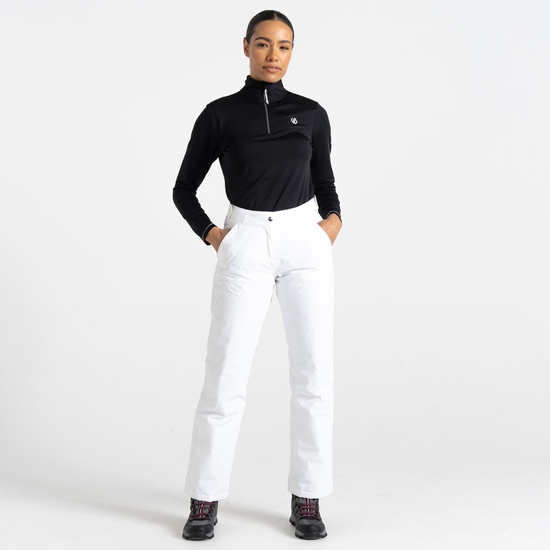 Damen Diminish wasserdichte, isolierte Skihose Weiß