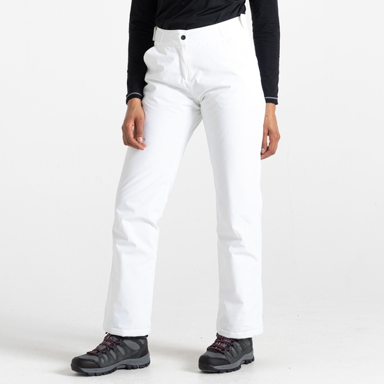 Women's Diminish Waterproof Insulated Ski Pants White