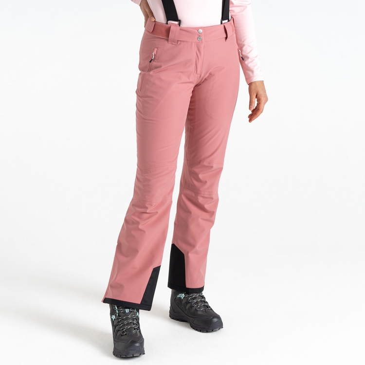 Women s Diminish Waterproof Insulated Ski Pants Dusty Rose