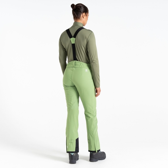 Pantalon de ski imperméable isolé Femme DIMINISH Vert Sauge