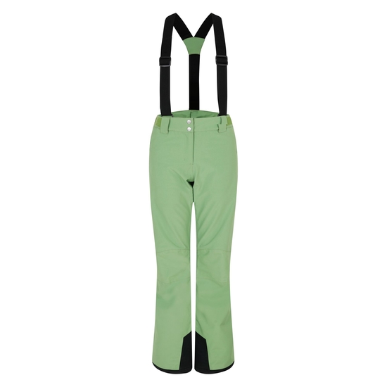 Pantalon de ski imperméable isolé Femme DIMINISH Vert Sauge