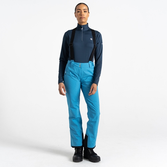 Women's Diminish Waterproof Insulated Ski Pants Swedish Blue