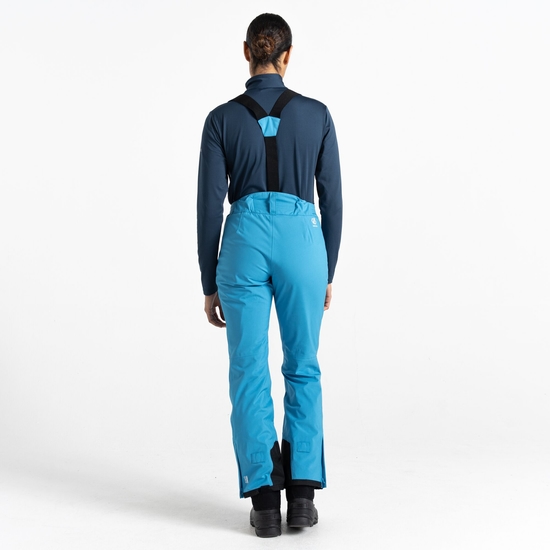Damen Diminish wasserdichte, isolierte Skihose Blau