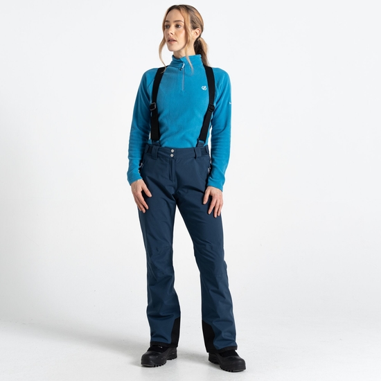 Women's Diminish Waterproof Insulated Ski Pants Moonlight Denim