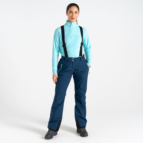 Women's Diminish Waterproof Insulated Ski Pants Moonlight Denim