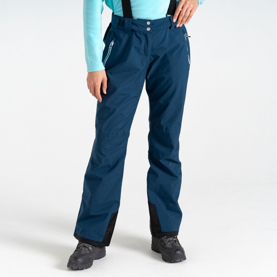 Damen Diminish wasserdichte, isolierte Skihose Blau