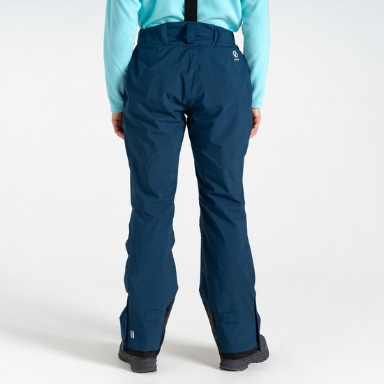 Damen Diminish wasserdichte, isolierte Skihose Blau