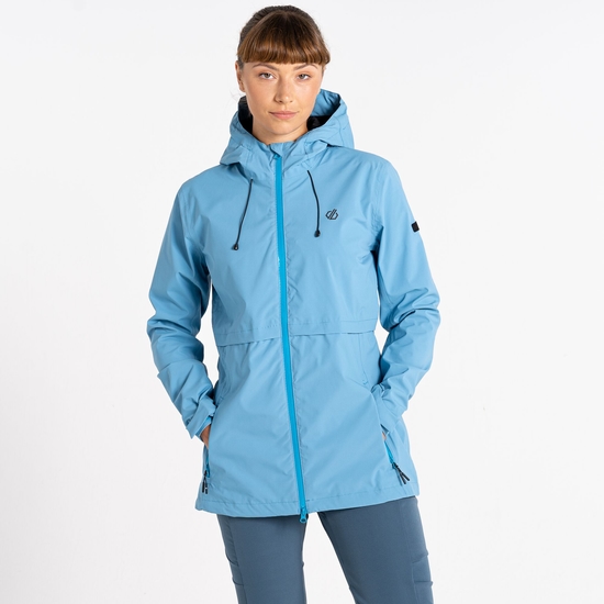 Switch Up Femme Veste imperméable recyclée Bleu