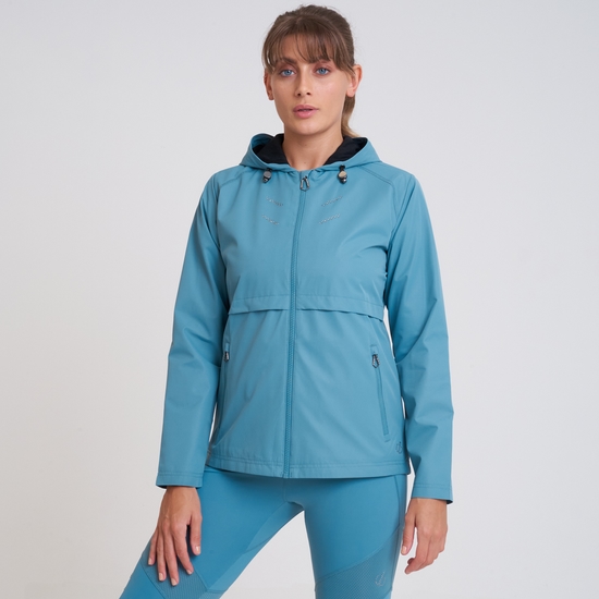 Women's Crystallize Waterproof Jacket Bluestone