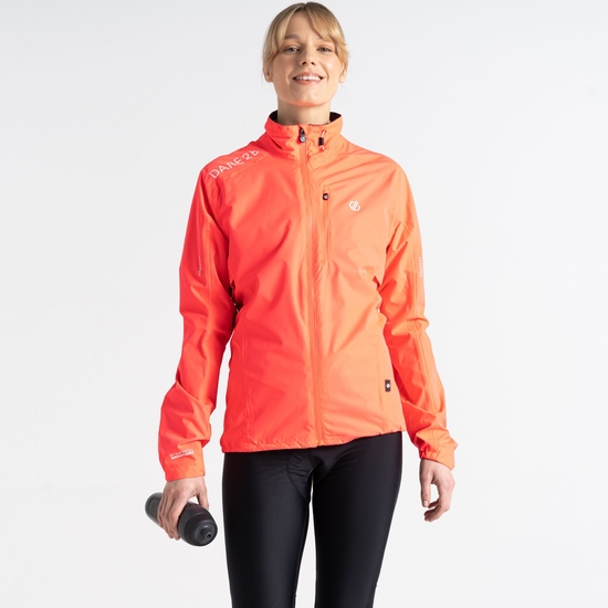 Women's Mediant II Waterproof Jacket Neon Pink