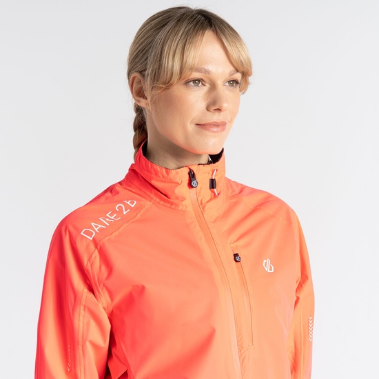 Women's Mediant II Waterproof Jacket Neon Pink