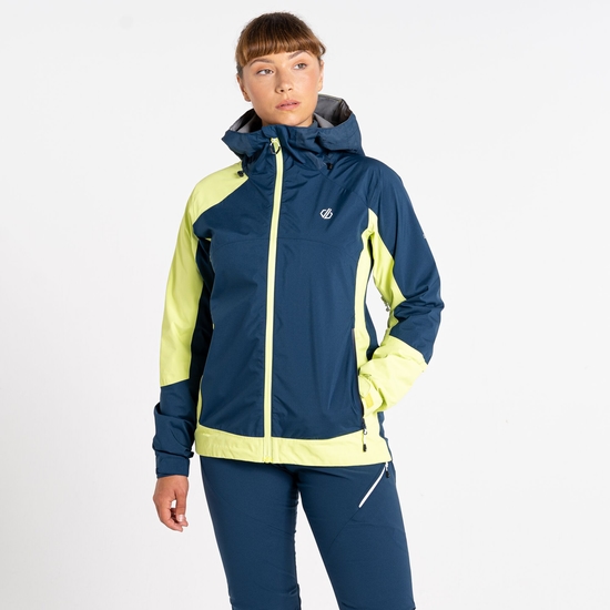 Women's Traversing Waterproof Jacket Moonlight Denim Sharp Green