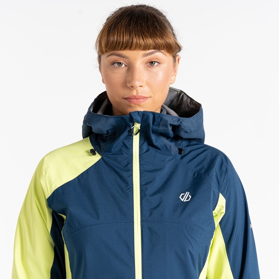 Women's Traversing Waterproof Jacket Moonlight Denim Sharp Green