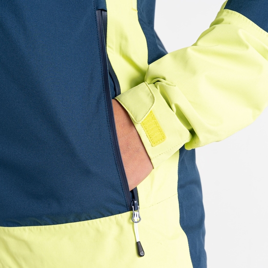 Women's Traversing Waterproof Jacket Moonlight Denim Sharp Green