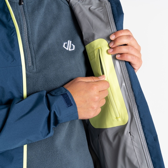 Women's Traversing Waterproof Jacket Moonlight Denim Sharp Green