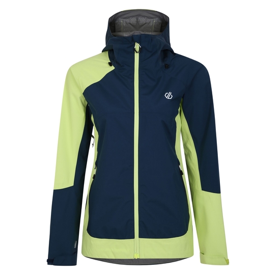 Women's Traversing Waterproof Jacket Moonlight Denim Sharp Green