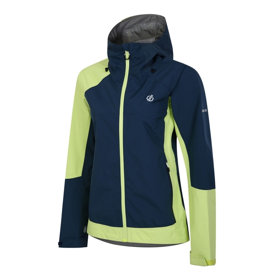 Women's Traversing Waterproof Jacket Moonlight Denim Sharp Green