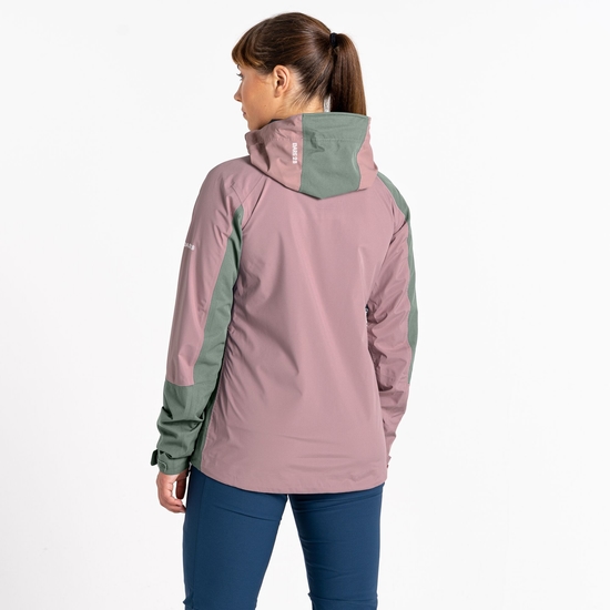 Women's Traversing Waterproof Jacket Dusty Rose