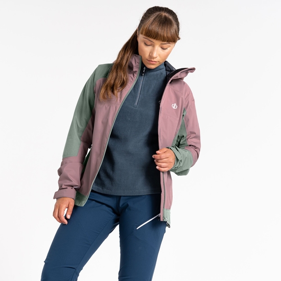 Women's Traversing Waterproof Jacket Dusty Rose