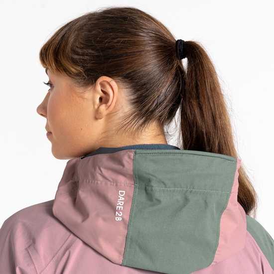 Women's Traversing Waterproof Jacket Dusty Rose