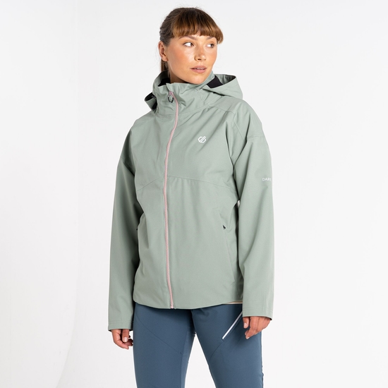 Women's Trail Waterproof Jacket Lilypad Green