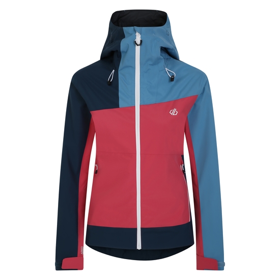 Women's Traversing II Waterproof Jacket Sorbet Pink Blue