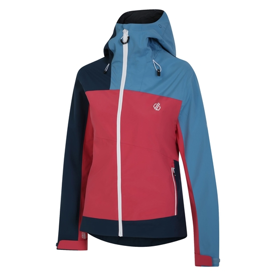 Women's Traversing II Waterproof Jacket Sorbet Pink Blue
