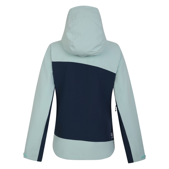 Women's Traversing II Waterproof Jacket Moonlight Denim Mint Green