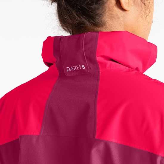 Women's Torrek Mountain Waterproof Jacket  Berry Neon Pink