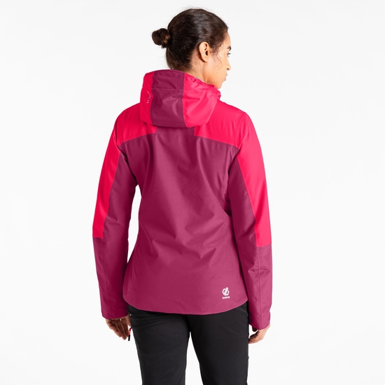 Women's Torrek Mountain Waterproof Jacket  Berry Neon Pink