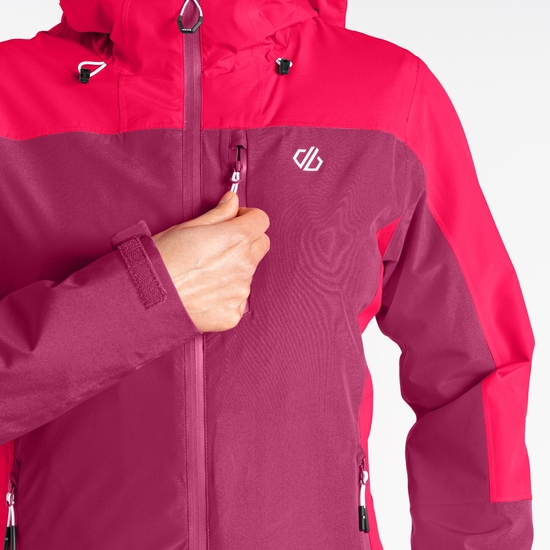 Women's Torrek Mountain Waterproof Jacket  Berry Neon Pink