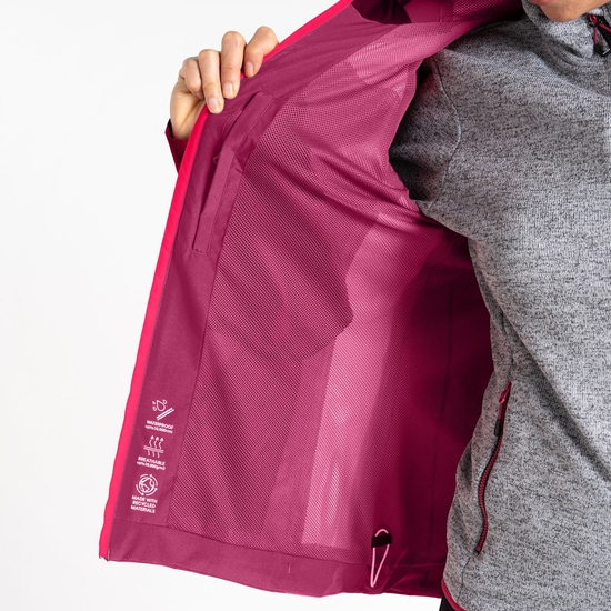 Women's Torrek Mountain Waterproof Jacket  Berry Neon Pink