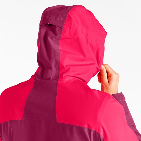 Women's Torrek Mountain Waterproof Jacket  Berry Neon Pink