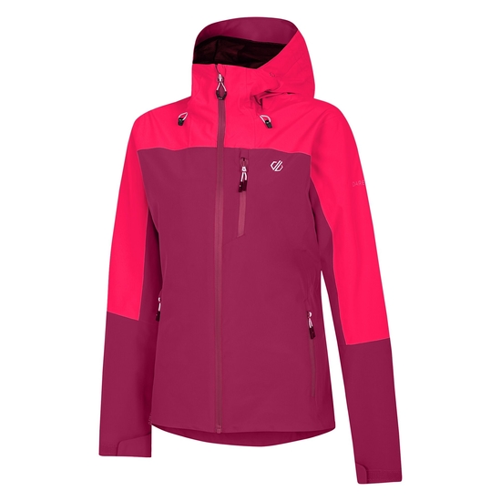 Women's Torrek Mountain Waterproof Jacket  Berry Neon Pink