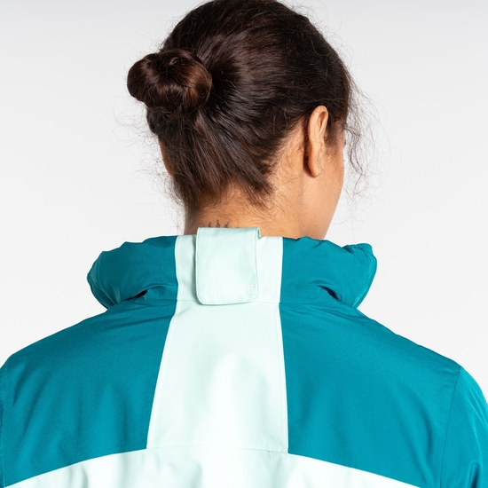 Women's Torrek Mountain Waterproof Jacket  Kayaking Mint Green