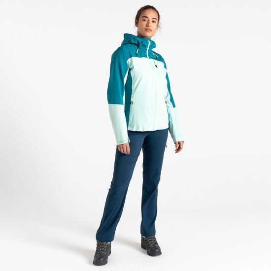 Women's Torrek Mountain Waterproof Jacket  Kayaking Mint Green