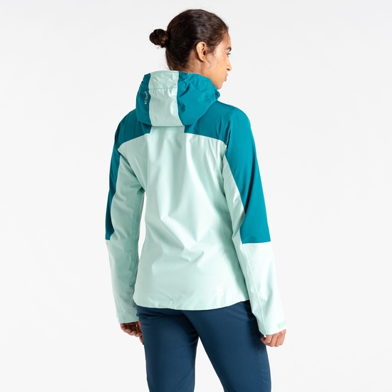 Women's Torrek Mountain Waterproof Jacket  Kayaking Mint Green