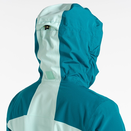 Women's Torrek Mountain Waterproof Jacket  Kayaking Mint Green