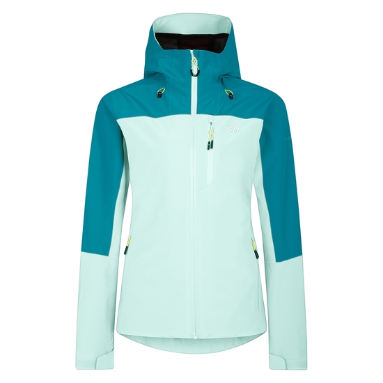 Women's Torrek Mountain Waterproof Jacket  Kayaking Mint Green