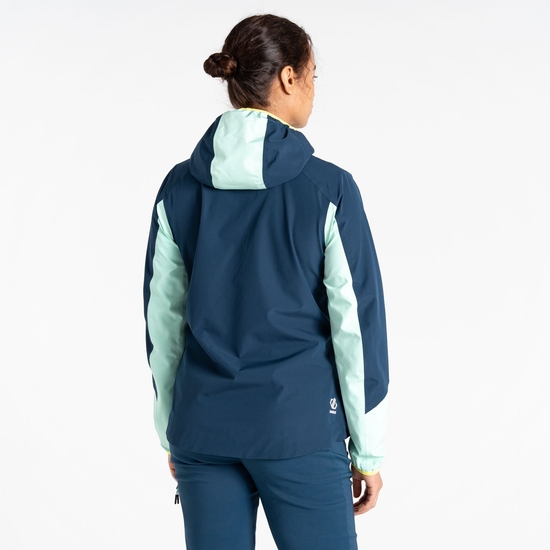 Women's Torrek Mountain Lite Jacket  Mint Green Moonlight Denim