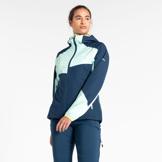 Women's Torrek Mountain Lite Jacket  Mint Green Moonlight Denim