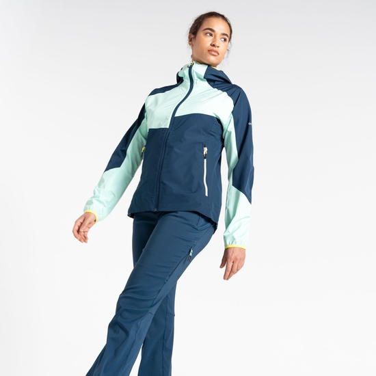 Women's Torrek Mountain Lite Jacket  Mint Green Moonlight Denim