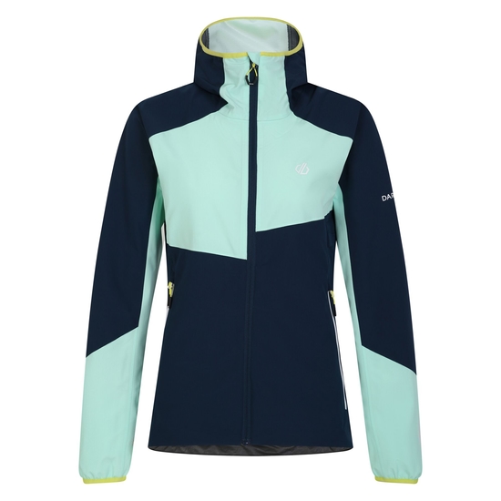 Women's Torrek Mountain Lite Jacket  Mint Green Moonlight Denim